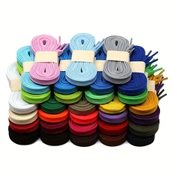 1 Pair Solid Flat Shoelaces Hollow Thick Athletic Shoe Laces Strings 110/120/140/160CM