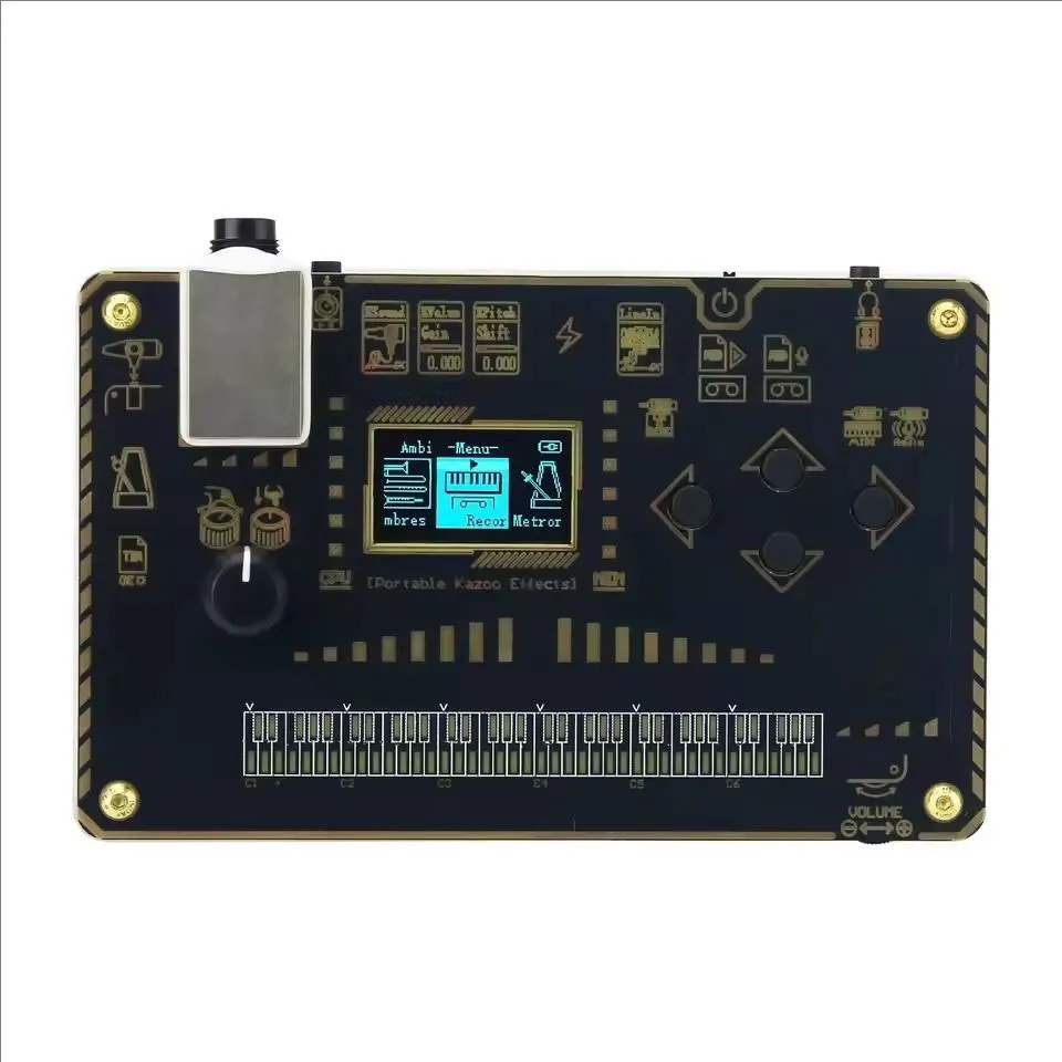 

Portable 24Bit Kazoo Effector with USB For MIDI and 60+ Sound Patches Designed for Creative Music Applications