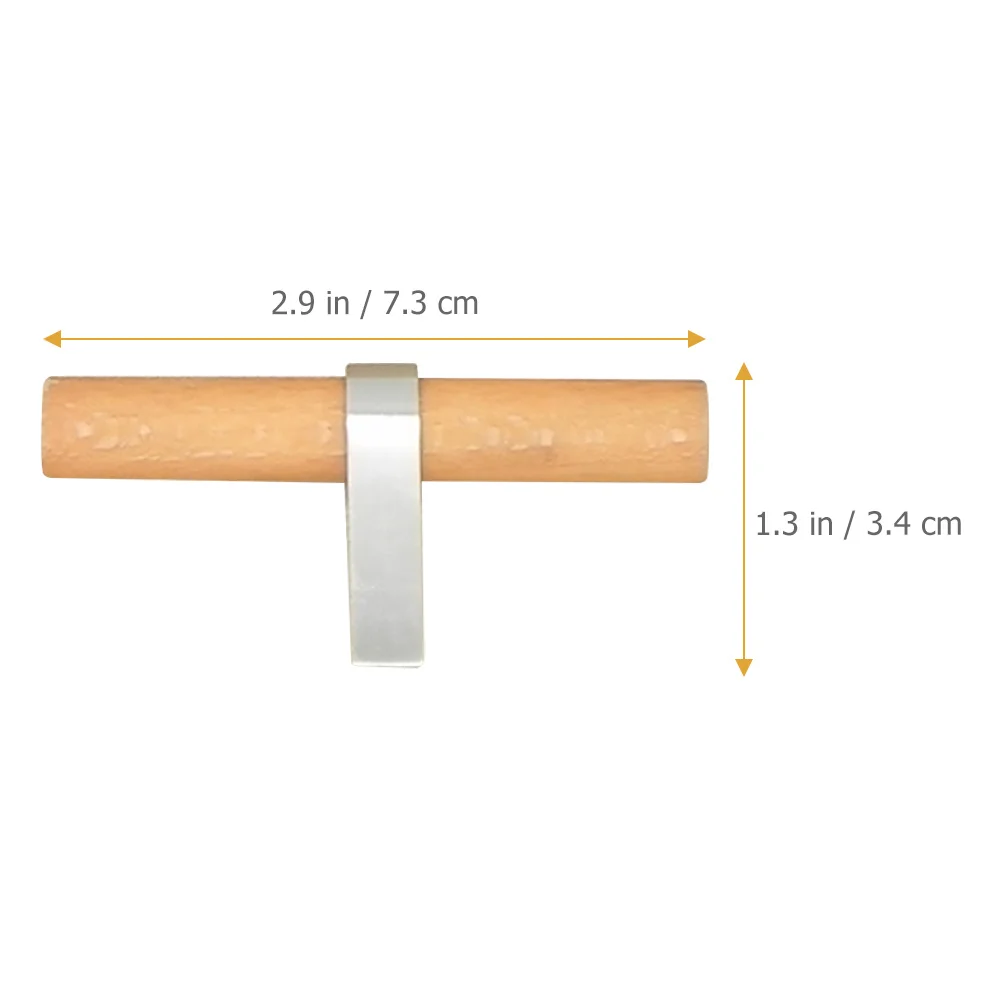 

Modern Bright Color Solid Wood Cabinet Handle Furniture Drawer Knob Door Pulls Corrosion Resistant Durable Replacement