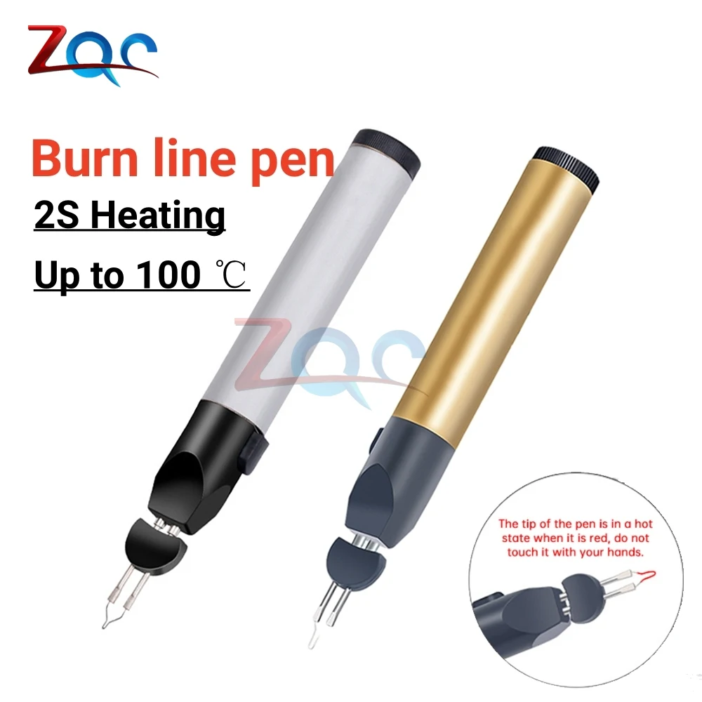 Thread Zap Welding Wax Tail Burning Pen Melting Crayon Stitching Wire Thread Breaking Line Handmade Leather DIY Tool Hand Sewing