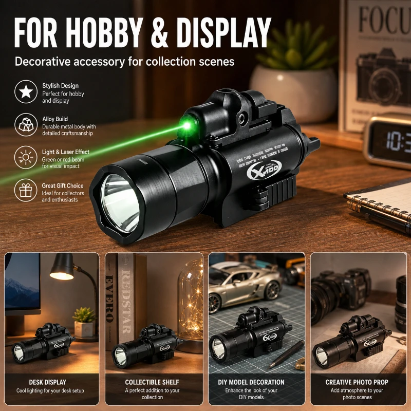 Portable High Brightness Handy Light Accessory Kit Durable Aluminum Housing Hobby Gear with Optional Battery & Charger Set