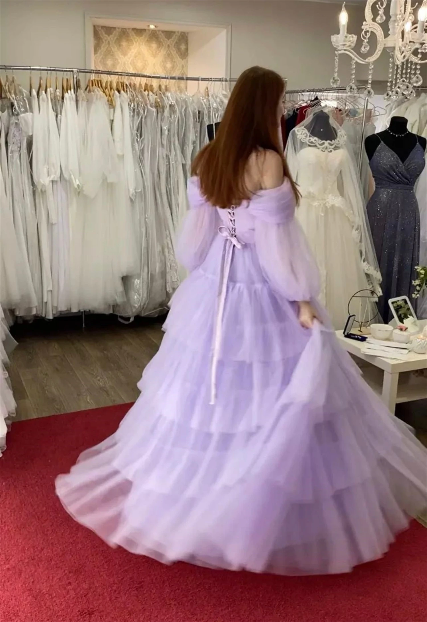 Lucy Lavender Purple Elegant Evening Dresses for Women Luxury Woman Party Dress Women Elegant Luxury Graduate Reunion Formal