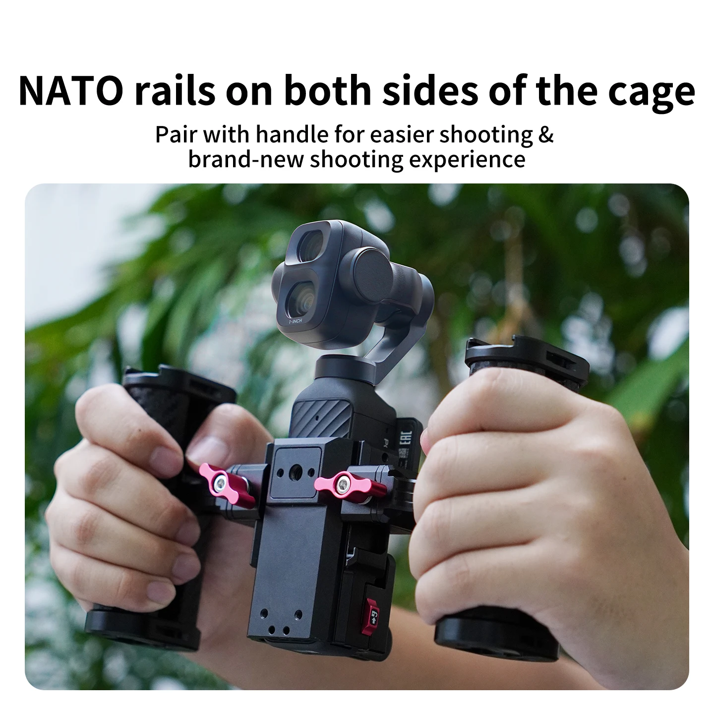 Magnetische Saughalterung für DJI Osmo Pocket 4 Pro Gimbal Aluminium-Käfig Magnetbasis 360° ° Kugelkopf für Metall-Oberflächenhalterung – Detail 14