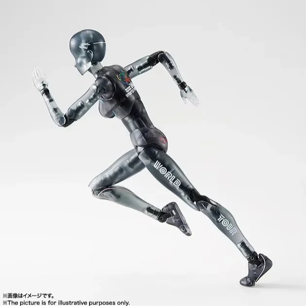 

Фигурка Soul Meeting Place SHF Primitive Body Limited Edition - черная прозрачная коллекционная мужская и женская игрушка ручной работы