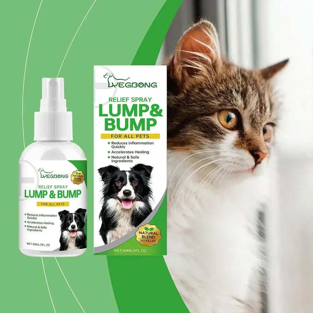 Anti-Juckreiz-Spray für Hunde, beruhigendes Spray, lindert gereizte Haut, juckreiz, sanfte Formel, sicher für Allergien, Haustier-Körperpflege, 89 ml