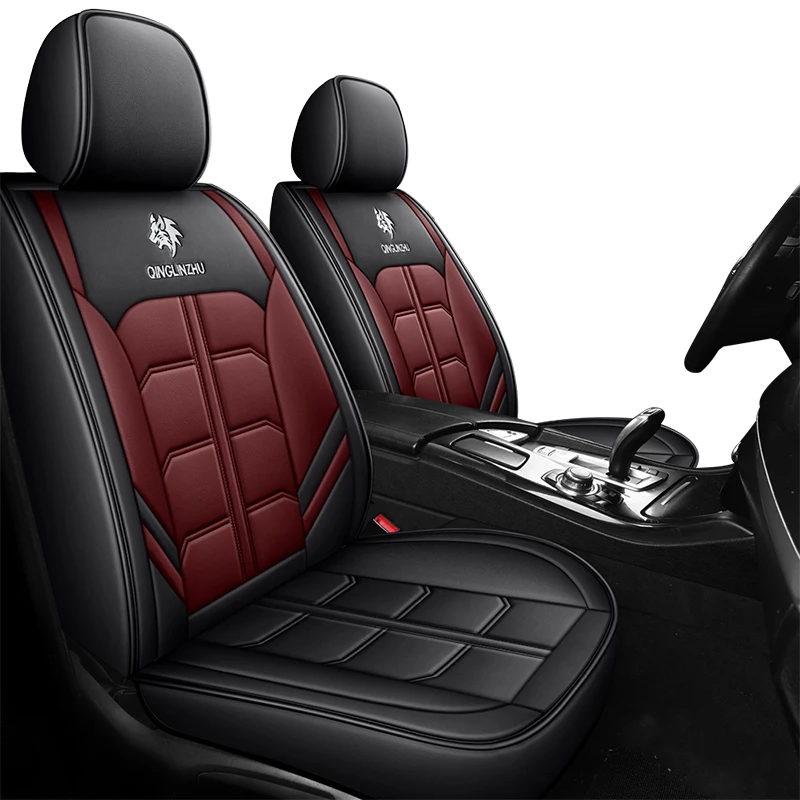 Motoptes Universal Car Seat Covers 360 Degree Full Covered Durable ECO Quality Leather Seat Cover For 90% Sedan SUV 5 Seats Car