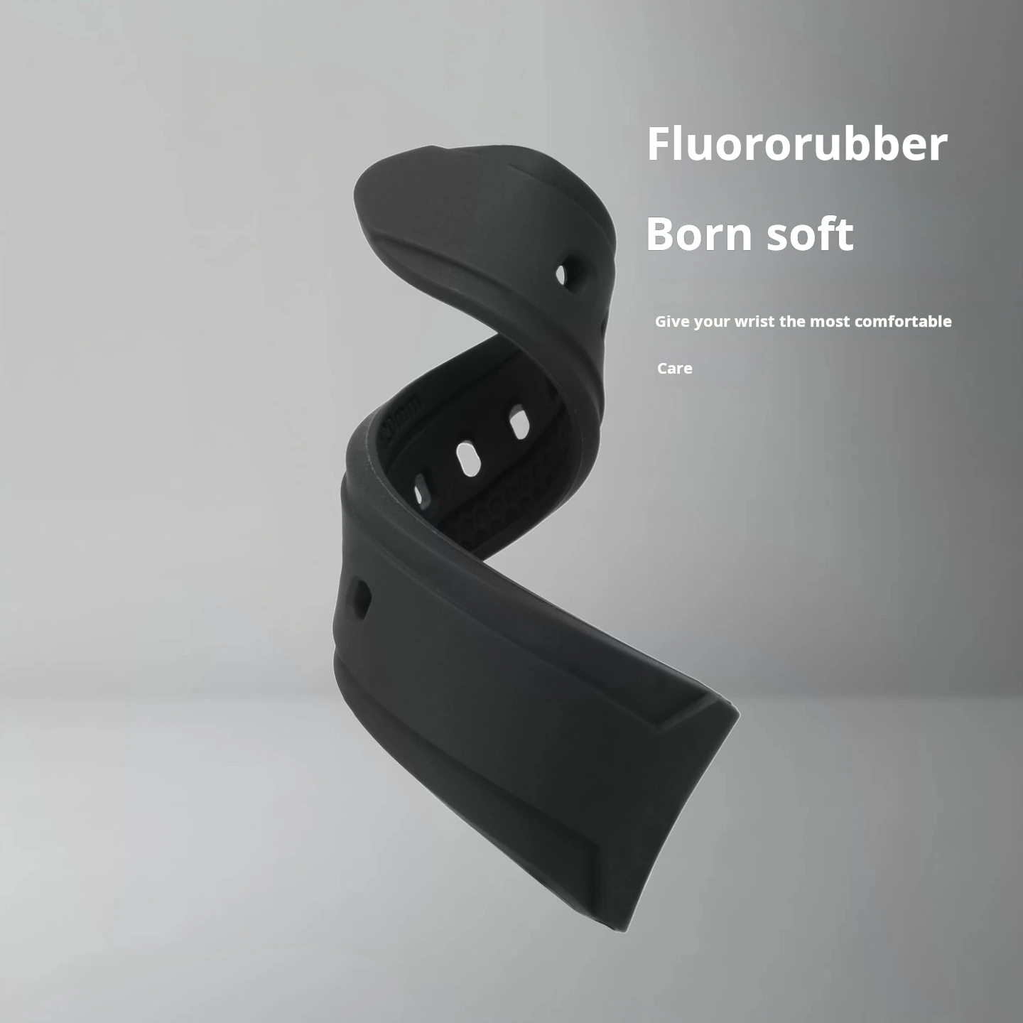 24 مللي متر 26 مللي متر العالمي FKM فلوروروبر حزام (استيك) ساعة ل بانيراي PAM111 PAM441 الديزل بريتلينغ معصمه الرجال شريط مطاطي سوار