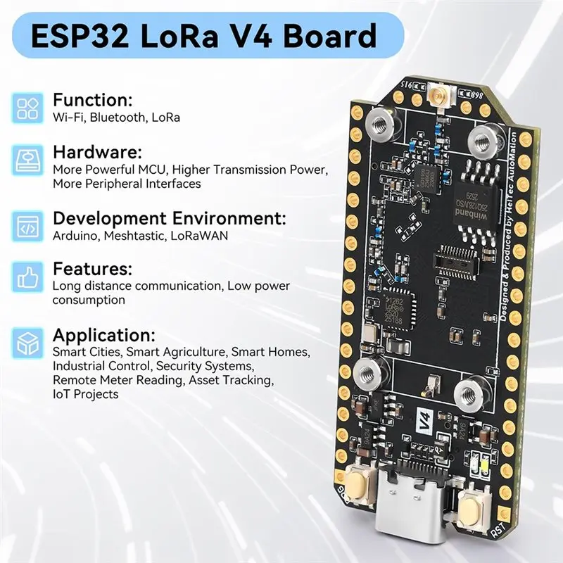 CABE-Lora 32 V4 ESP32 SX1262 لوحة تطوير شبكية تعمل بالطاقة الشمسية شبكة نظام تحديد المواقع واي فاي لورا بليه وحدة طاقة منخفضة #5