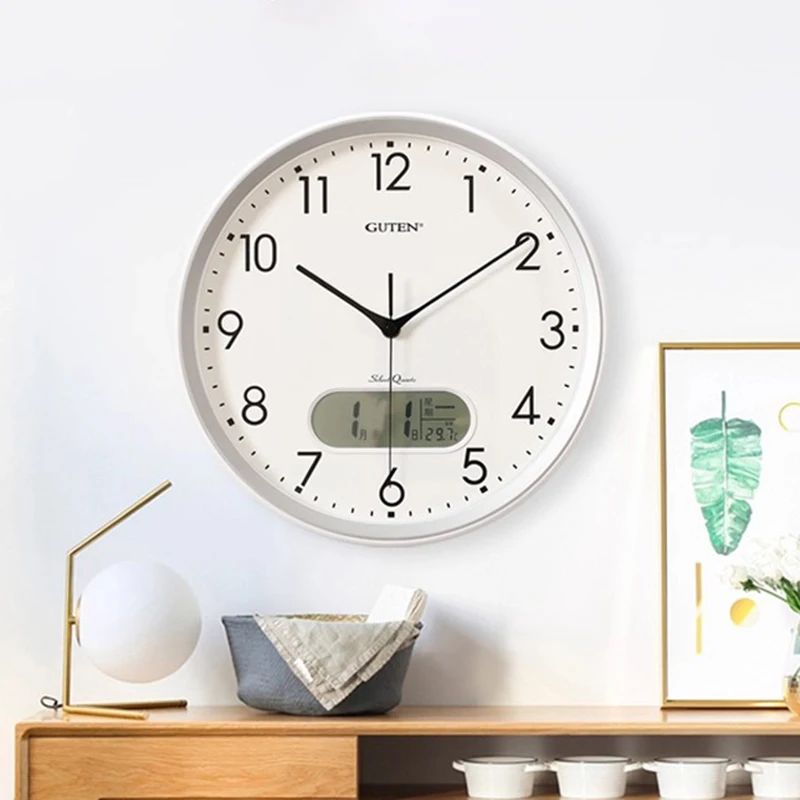 Modern Wall Clock Living Room Decorative Wall Clock  13 Inch Minimalist Elegant Clocks Nordic Large Home Decoration Products