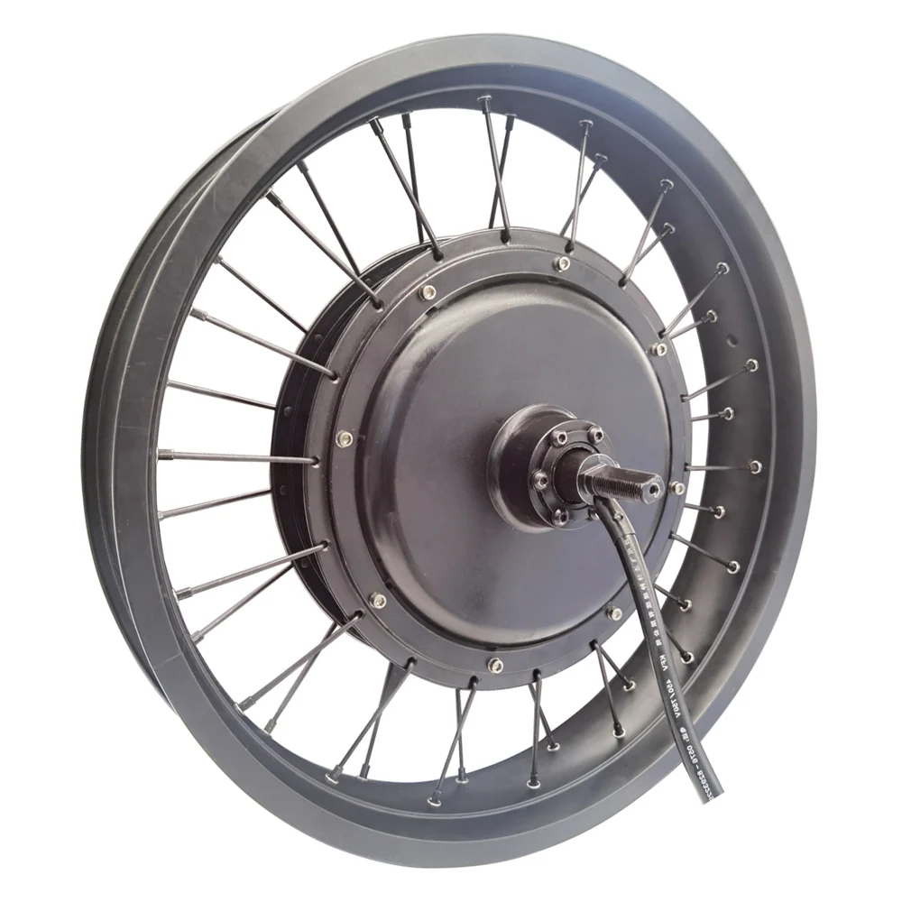 

High Power 20 Inch Brushless Gearless 60V 72V 3000W 5000W Fat 20x4.0 Tire Electric Spoke Hub Motor