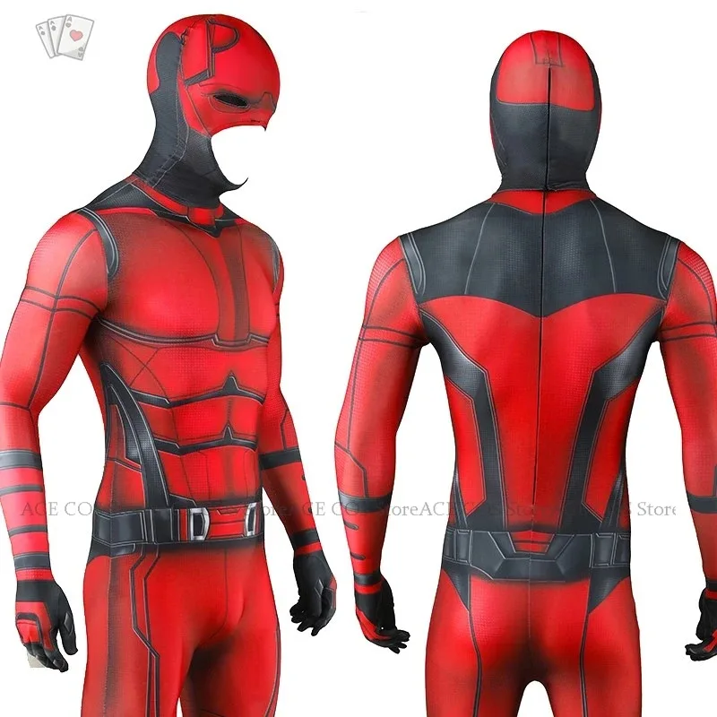 

Новый аниме Dare Cos Devil Косплей Born Again Униформа Комбинезон Matt SuperHero Murdock Matthew Хэллоуин Вечеринка M Косплей Ani