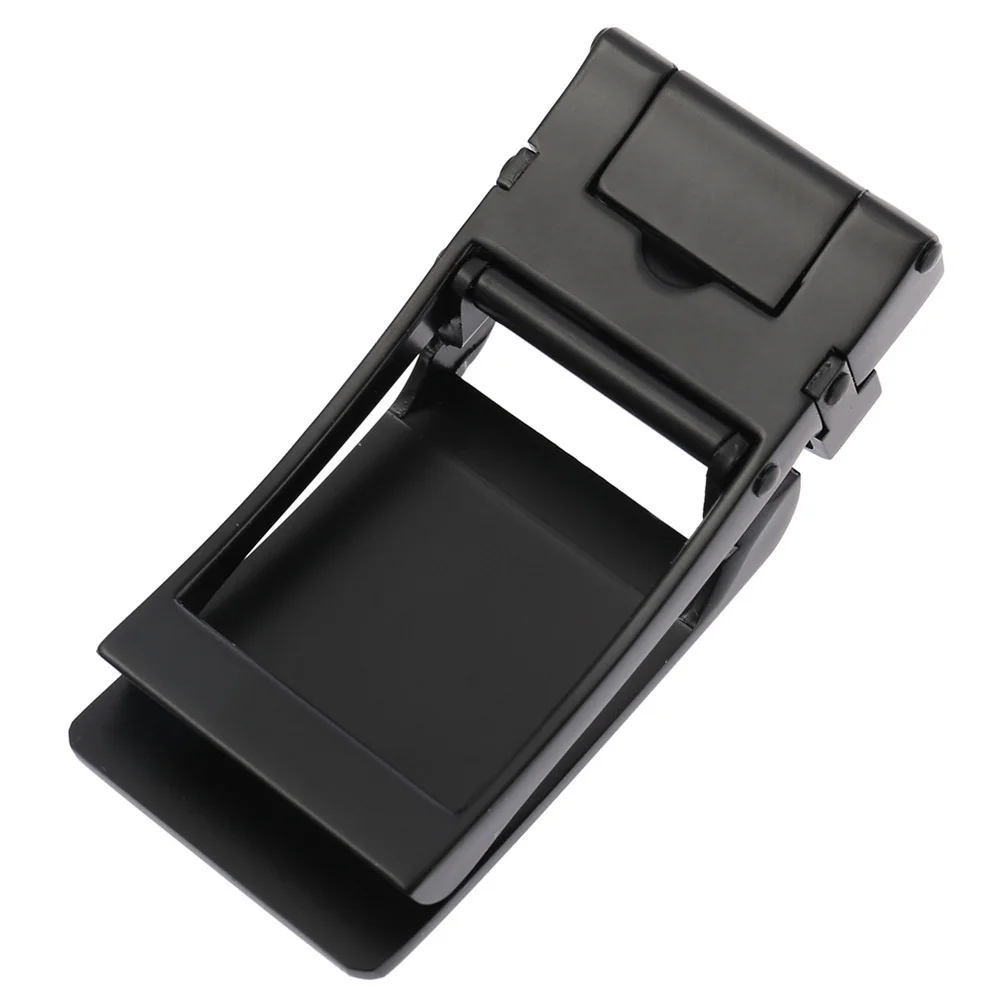 Cinto Masculino Elegante com Fivela Automática em Liga, Design Resistente a Riscos e Fecho Seguro para Ocasiões Formais