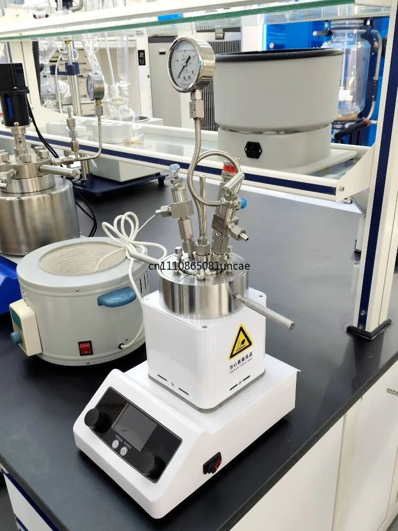 Small Stainless Steel High Pressure Autoclave Reactor Electric Magnetic Stirring Motor Pump Lab Heating Equipment