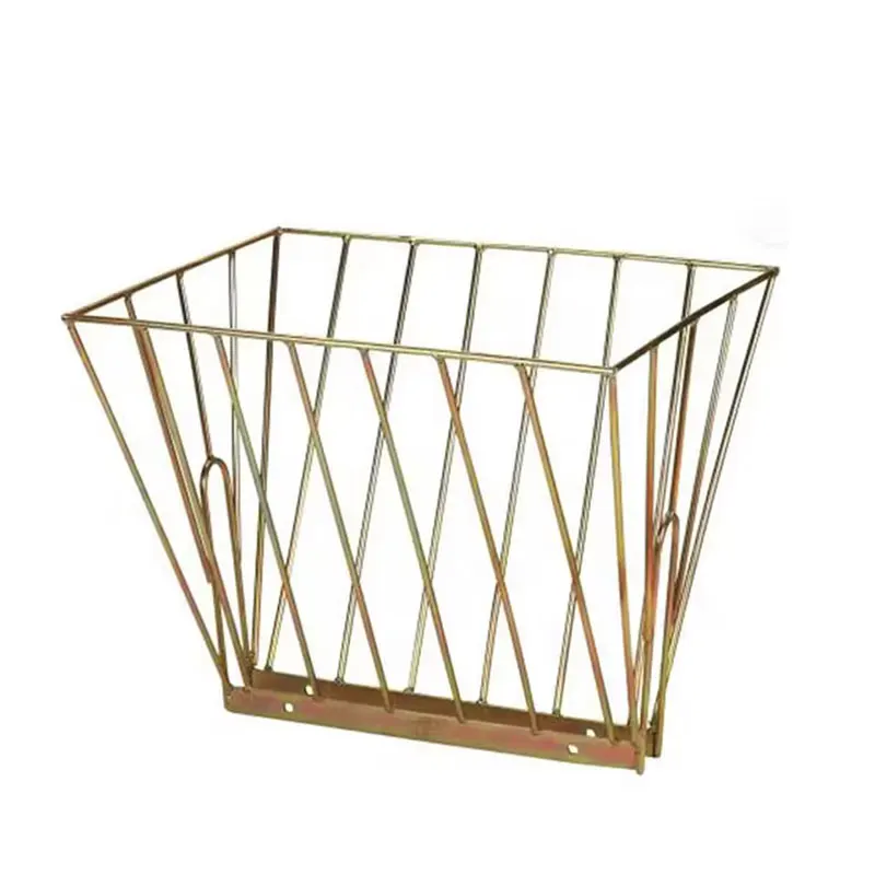 Galvanized Iron Frame Hay Feeder Cattle Sheep Horse Feeding Trough