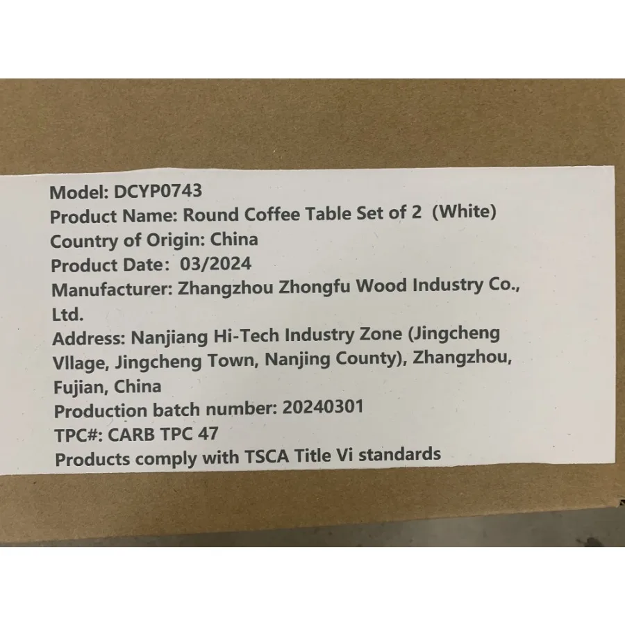 27.56'' Round Nesting Coffee Table Set of 2 Circular Nesting End Table Set Round Marble Tabletop and Sturdy Metal Base for Livi