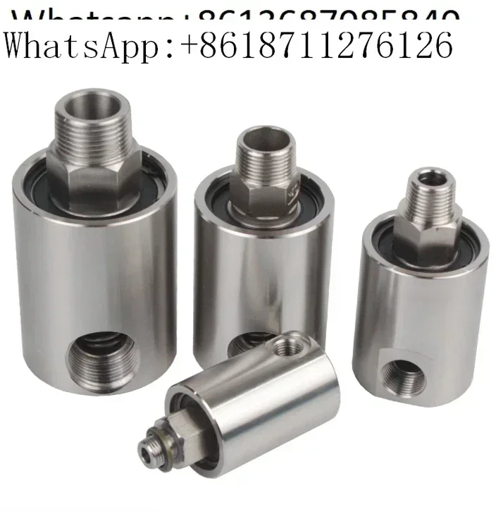 

360 degree stainless steel hydraulic oil high pressure swivel water/oil cleaning pipes