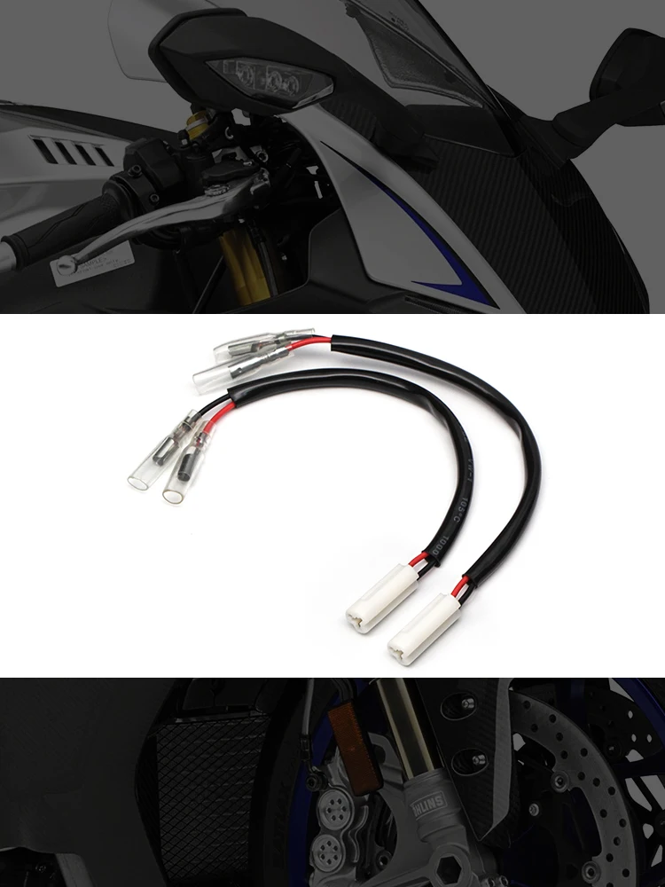 

For YAMAHA MT07 MT09 MT FZ 07 09 XSR Tracer 700 900 YZF R1 R3 R6 R25 Motorcycle Plug Connector Turn Signal Marker Wire Adapter