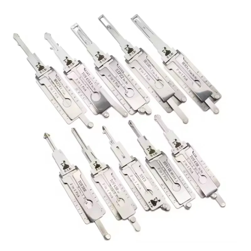 أداة Lishi 2 IN1 HU66 HU100 HU100R HON66 HU101 HU64 HU92 أداة فتح الباب التلقائي أداة اختيار Lishi #3