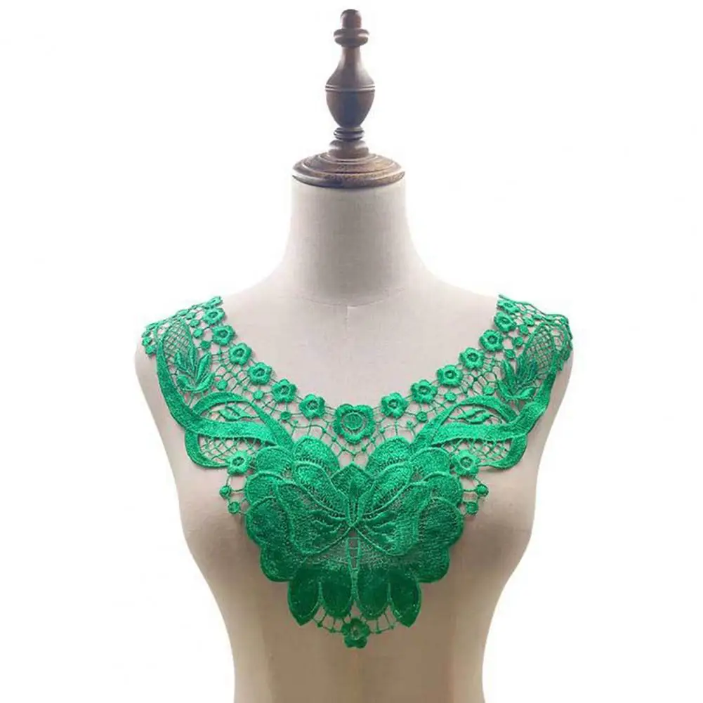 Embroidered Lace Collar Hollow Flower Lace Collar Applique for Diy Sewing Wedding Dress Halloween Cosplay Women's for Women