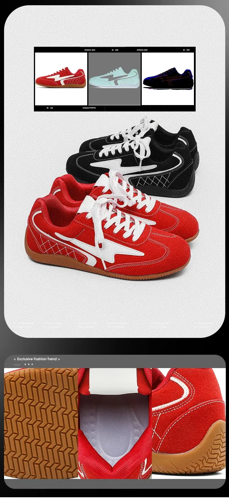 حار بيع المرأة جولة اصبع القدم أحذية رياضية مسطحة |   أحذية منصة كلاسيكية قابلة للتنفس أحذية رياضية كاجوال عصرية أحذية رياضية للنساء