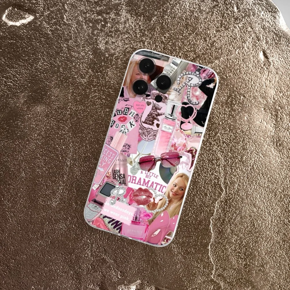 R-Regina George Phone Case  For IPhone 16,15,14,13,11,12 Pro Max Mini X XR XS 7,8 Plus SE Soft Clear Shockproof Soft Cover