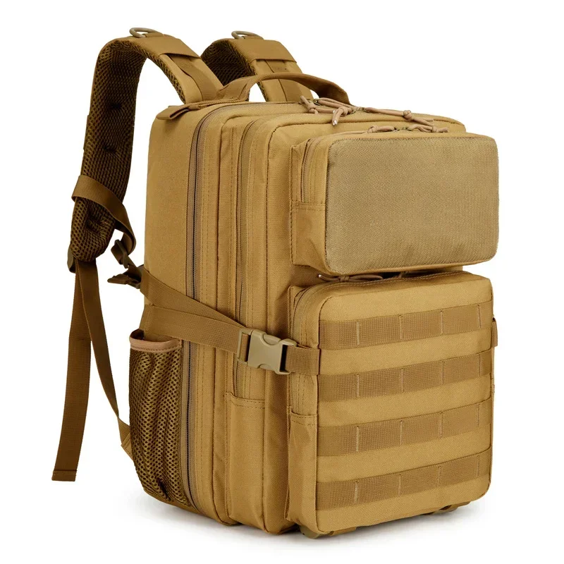 

SYZM 35L Tactical Backpack Hiking Sports Outdoor Travel Mountaineering Backpack Camping Fishing with Bottle Holder