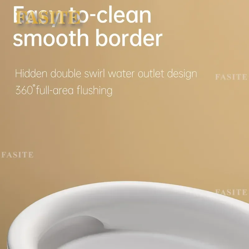Super  siphon type for household toilets, silent deodorant, anti-splash large pipe, anti-clogging bathroom fixture