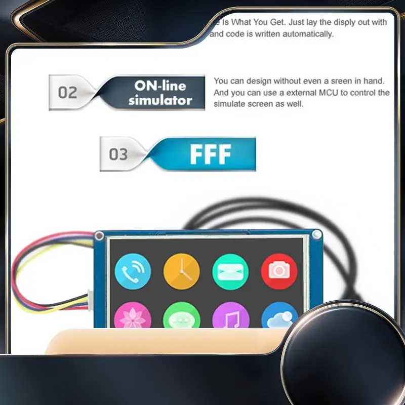 

Display NX4832T035 3.5-Inch Human-Machine Interface HMI Resistive Display Enhanced Series