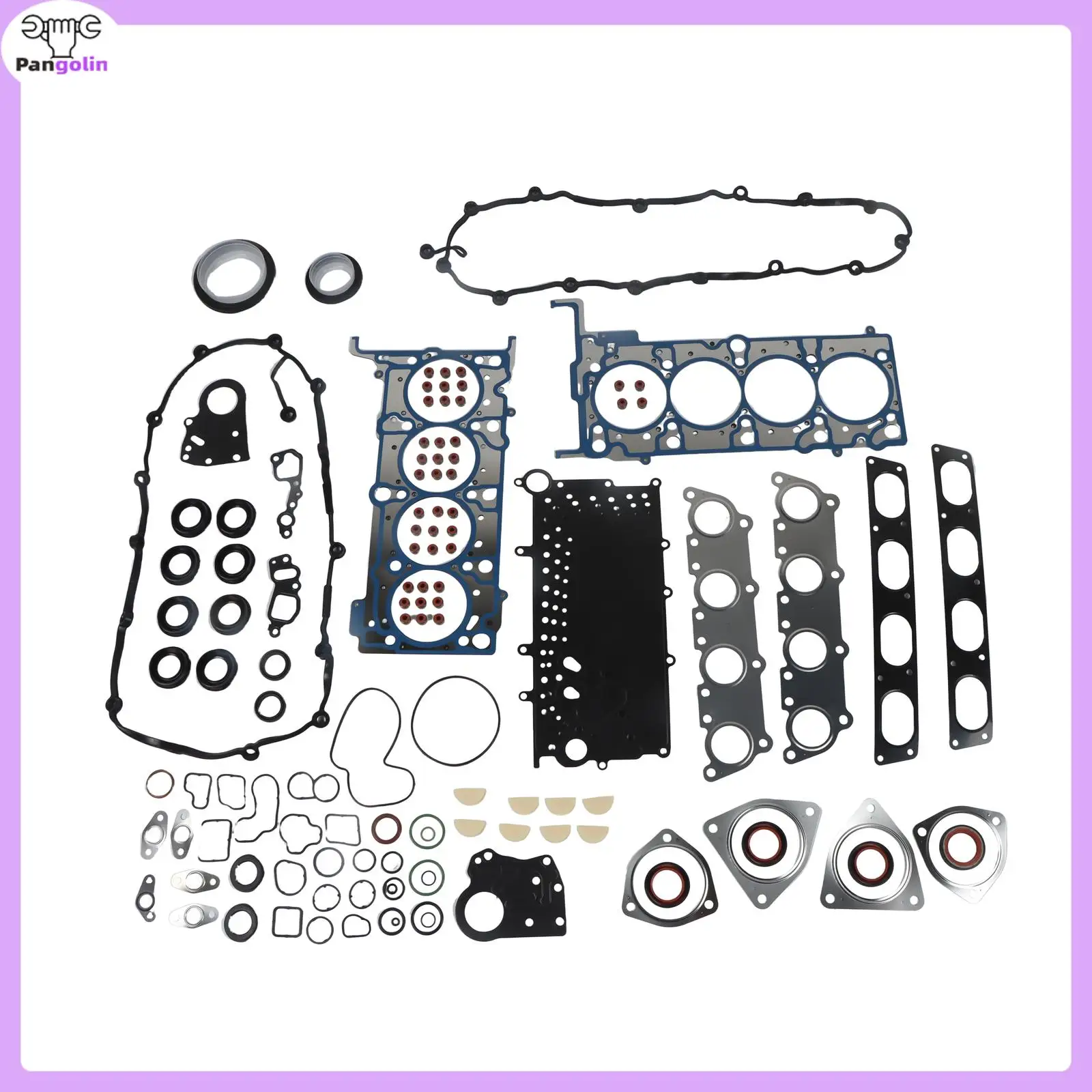 1 Juego de nuevas juntas de reconstrucción de motor 079103383 BA para Audi A6 S4 B6 B7 4,2 V8 BBK BHF BAT BAS BNK 079103051 F F F 079103051 G