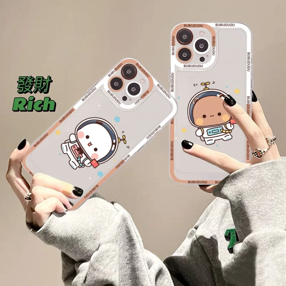 Bubududu Panda Phone Case For Samsung S 20 S 21 S 22 S 23 lite plus ultra Mobile Cover