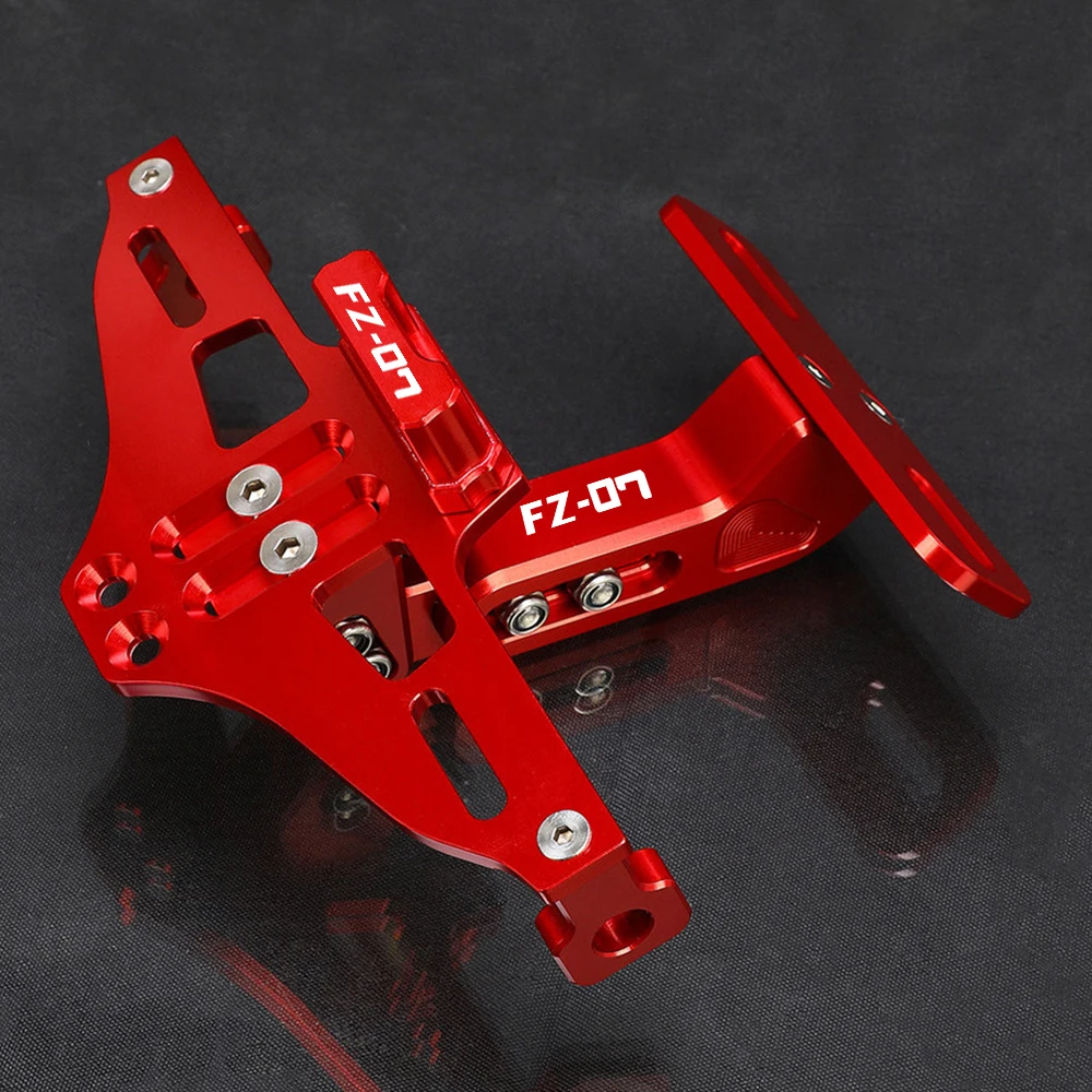 لياماها FZ07 FZ 07 بدوره مصباح إشارة قابل للتعديل الذيل مزيل لوحة ترخيص قوس FZ-07 2014 2015 2016 2017 2018 - 2023