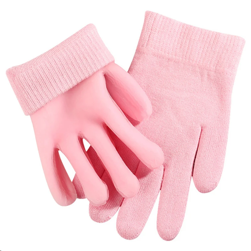 1 paar Multi Gekleurde Essentiële Olie Hydraterende Sokken Handschoenen Voor Droge Gebarsten Voeten Voedende Huid Smerende Voetverzorging Massage