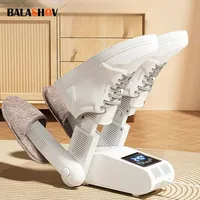 220V Shoe Dryer Electric drying Dual V bracker Foot Boot Dryer Fast Smart Display for Shoes Gloves Hats Socks Ski Boots EU Plug