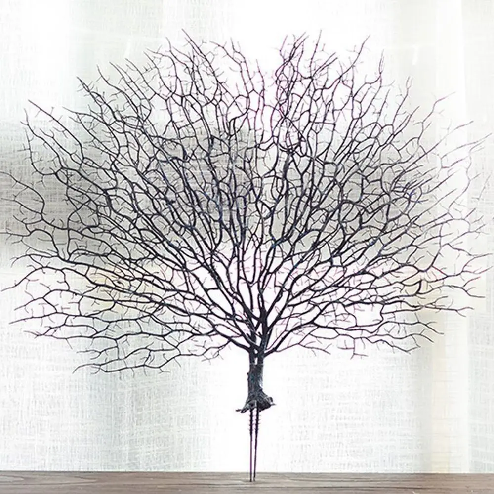 

Fake Wedding Floral Decoration Artificial Plastic Sea Plant Simulation Peacock Tree Coral Branch Sea Tree Sea Trunk Branch