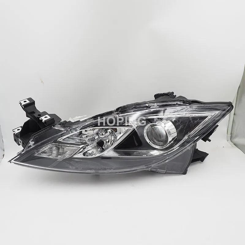 Hoping 2PCS Front Headlight Headlamp For Mazda 6 GH 2007-2013 Front Driving Head Light Halogen or Xenon No Bulbs Left Right