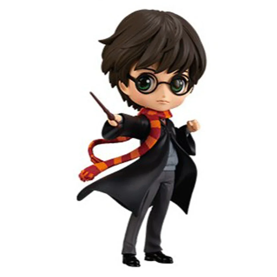 Anime Harry Potter Figure 15cm Hermione Ron Malfort Qposket Version Pvc Model Car Decoration Children Dolls Christmas Toys Gifts