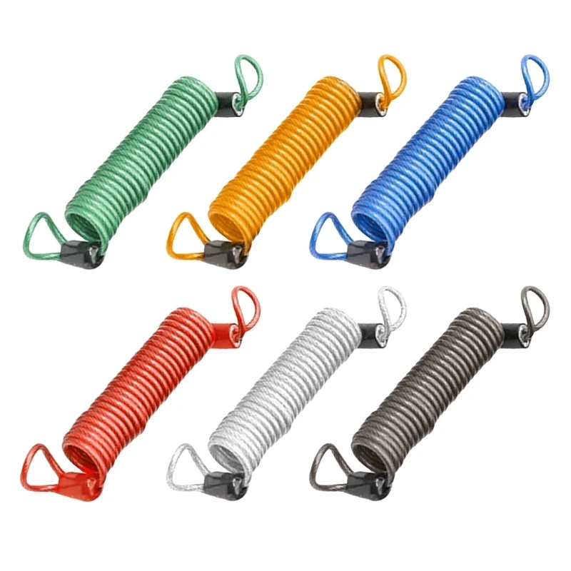 

Steel Wire Rope Fashionable Cable Lock Reminder Cable Spring Safety Device Secure Locking Solution for Luggage & Bikes