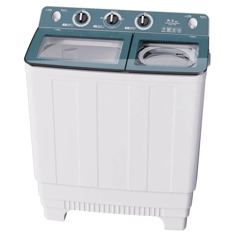 Double tube washing machine top cleaning washing machine semi-automatic dryer