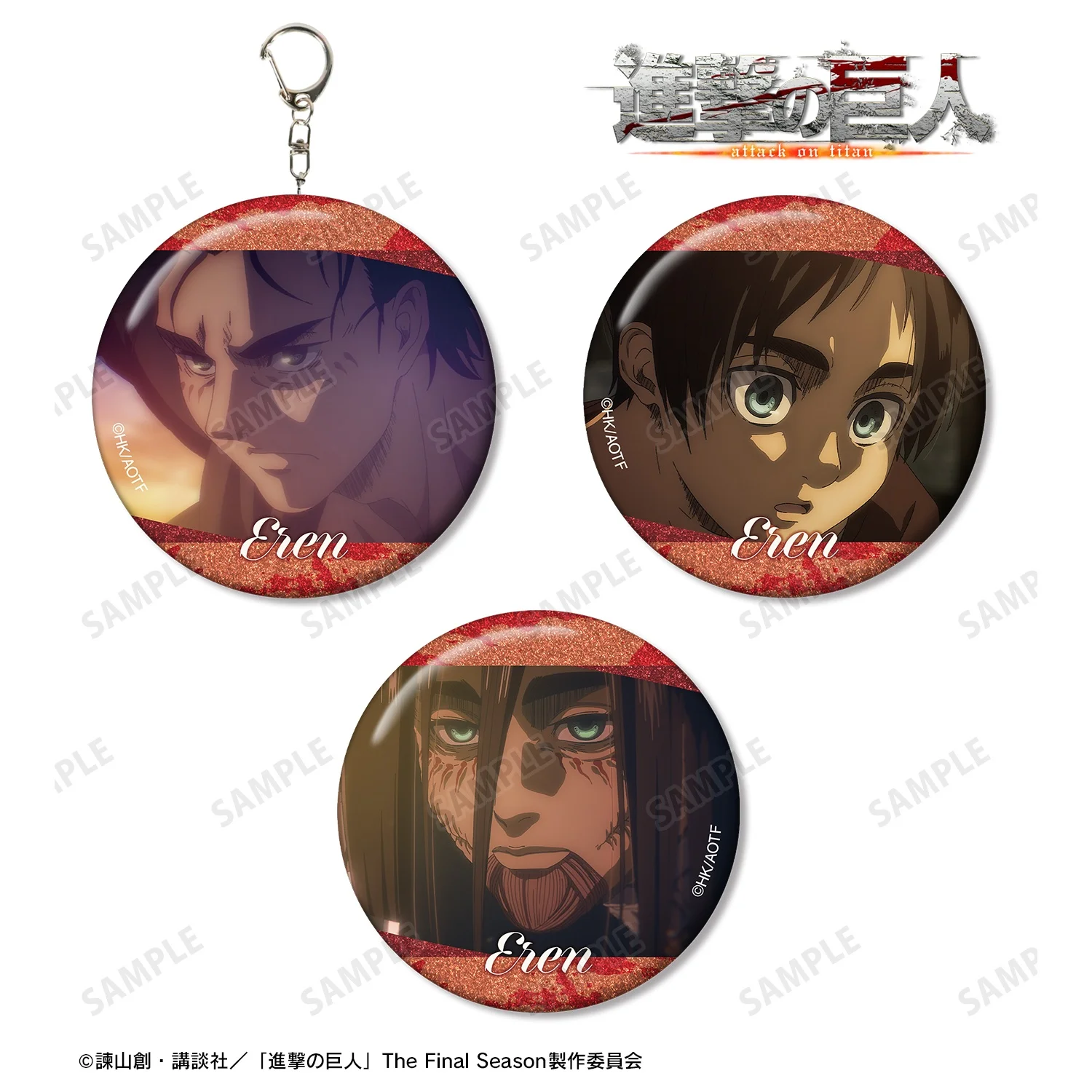 Новый-Шарм-Аниме-Титан-6-СМ-Брелок-Эрен-Йегер-Микаса-Акерман-Армин-Арлерт-Брелок-Акриловая-Модель-Тарелка-Рождественские-Подарки