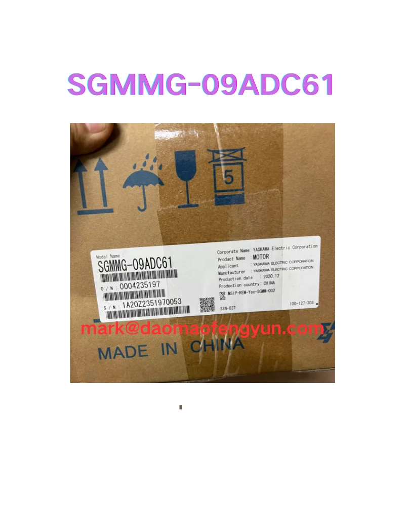 

SGMMG-09ADC61 New servo motor, fast delivery, DHL/FEDEX/UPS