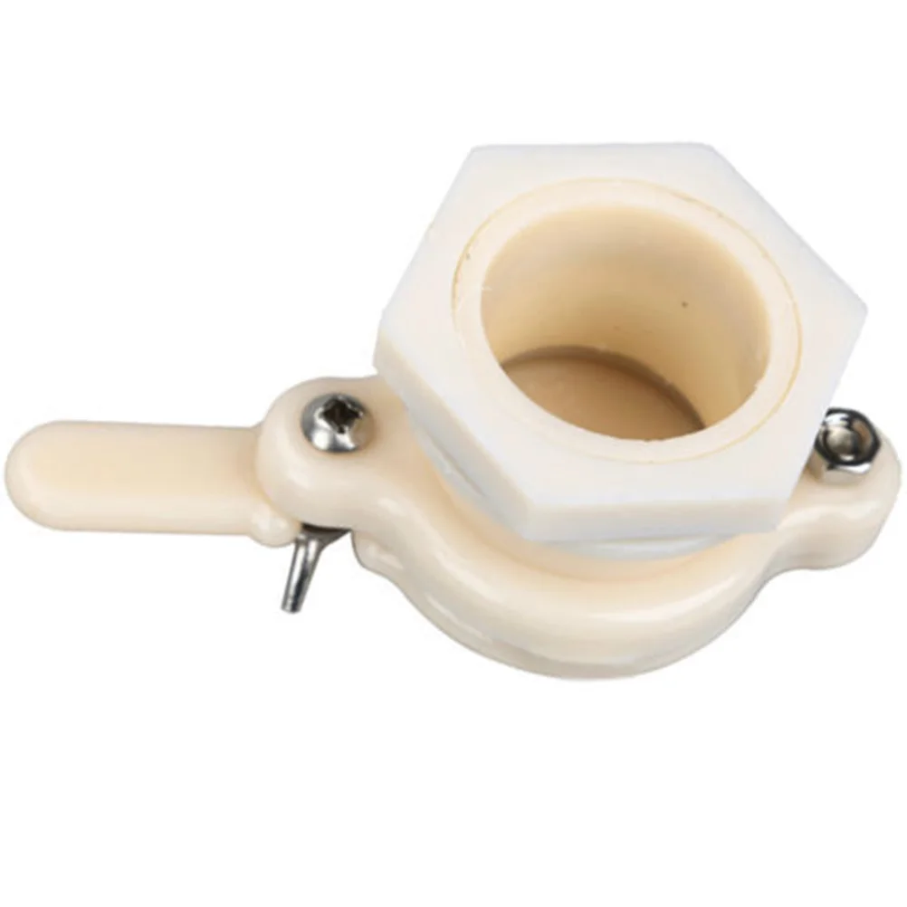 

2Pcs Honey Extractor Gate Nylon Tap Removable Bracket Honey Gate for Bucket Food Grade Plastic Beekeeping Equipment