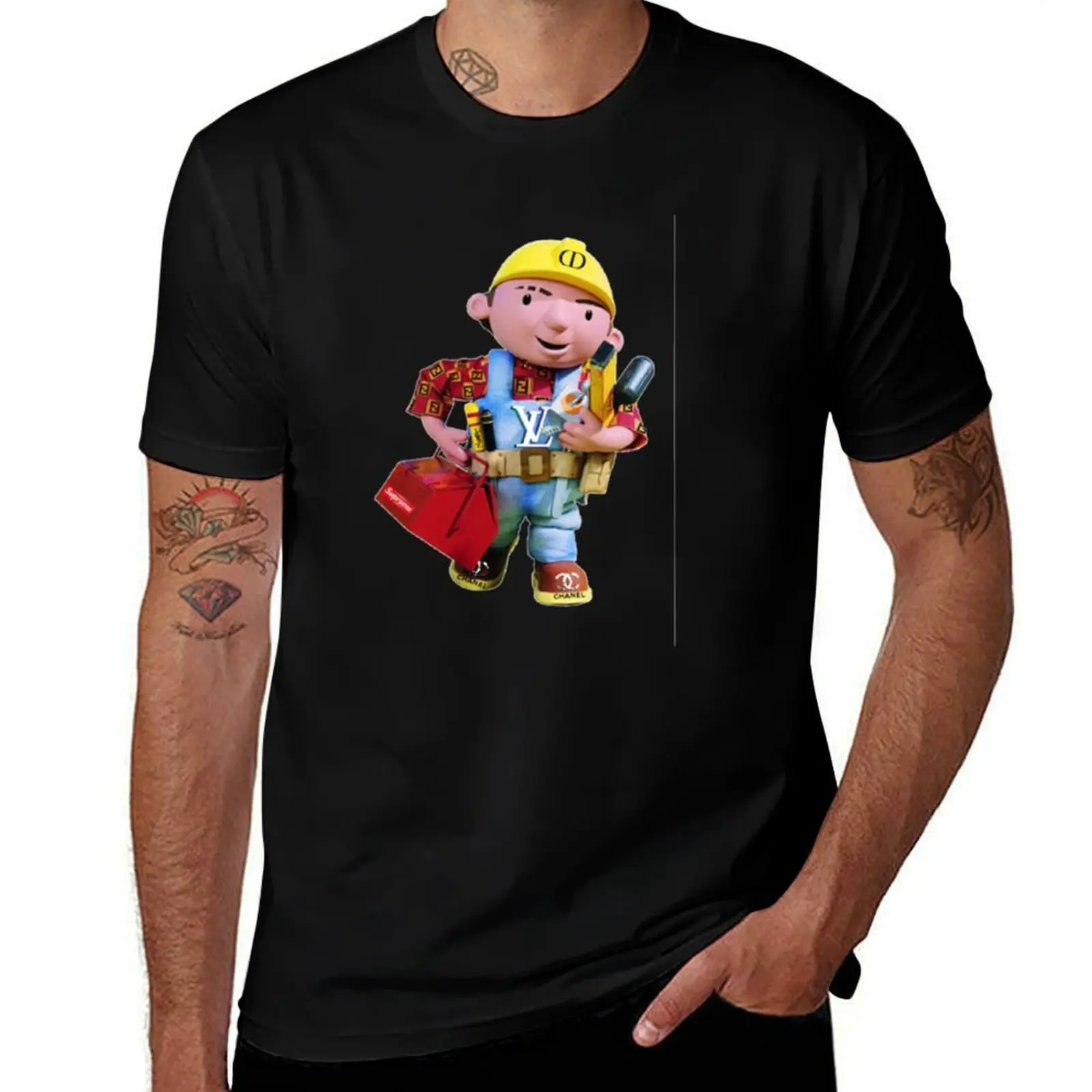 bob the HYPEBEAST builder T-Shirt vintage graphic t shirts slim fit t shirts for men