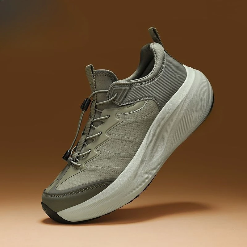 

New Arrival Sports and Leisure Shoe for Mens Leather Cover Non-Slip Men Walking Jogging Shoes Comfortable Outdoor Sport Man Shoe