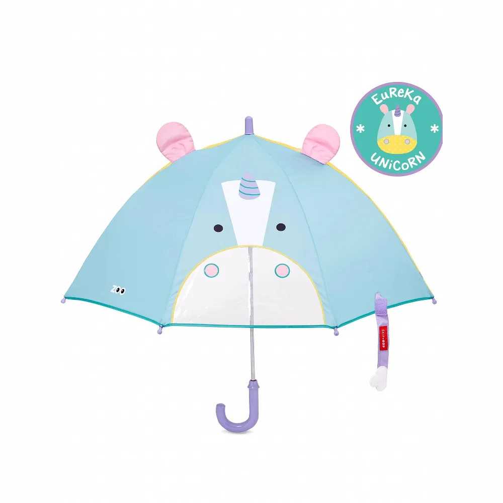 

Lightweight Children's 3D Animal Shaped Umbrella Kindergarten Boys Manual Straight Pole Transparent Easy Carry Rain And Sun U...