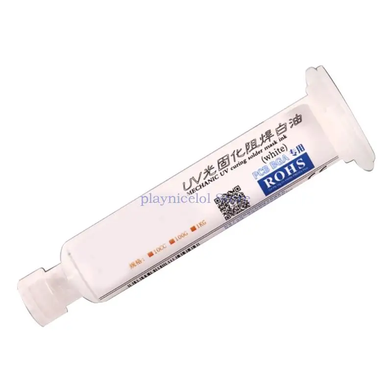 Solder Mask Inks, UV Curing Solder Mask Inks, 6 Color UV Curable Solder Mask for Repair Computer Mobile Phone E8BA