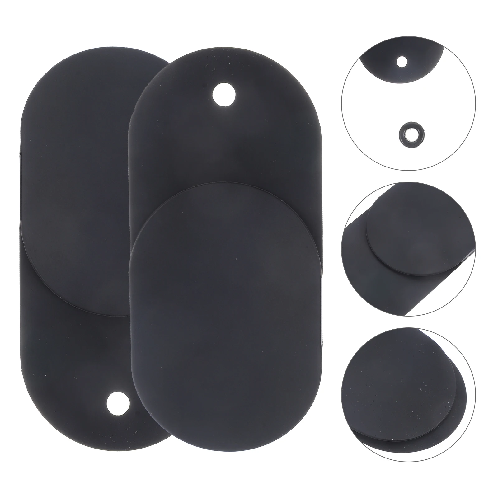 

2 Pcs Black Silicone Eye Patches Kids Lazy Eye Amblyopia Strabismus Training Glasses Practical Child Health Care Supplies