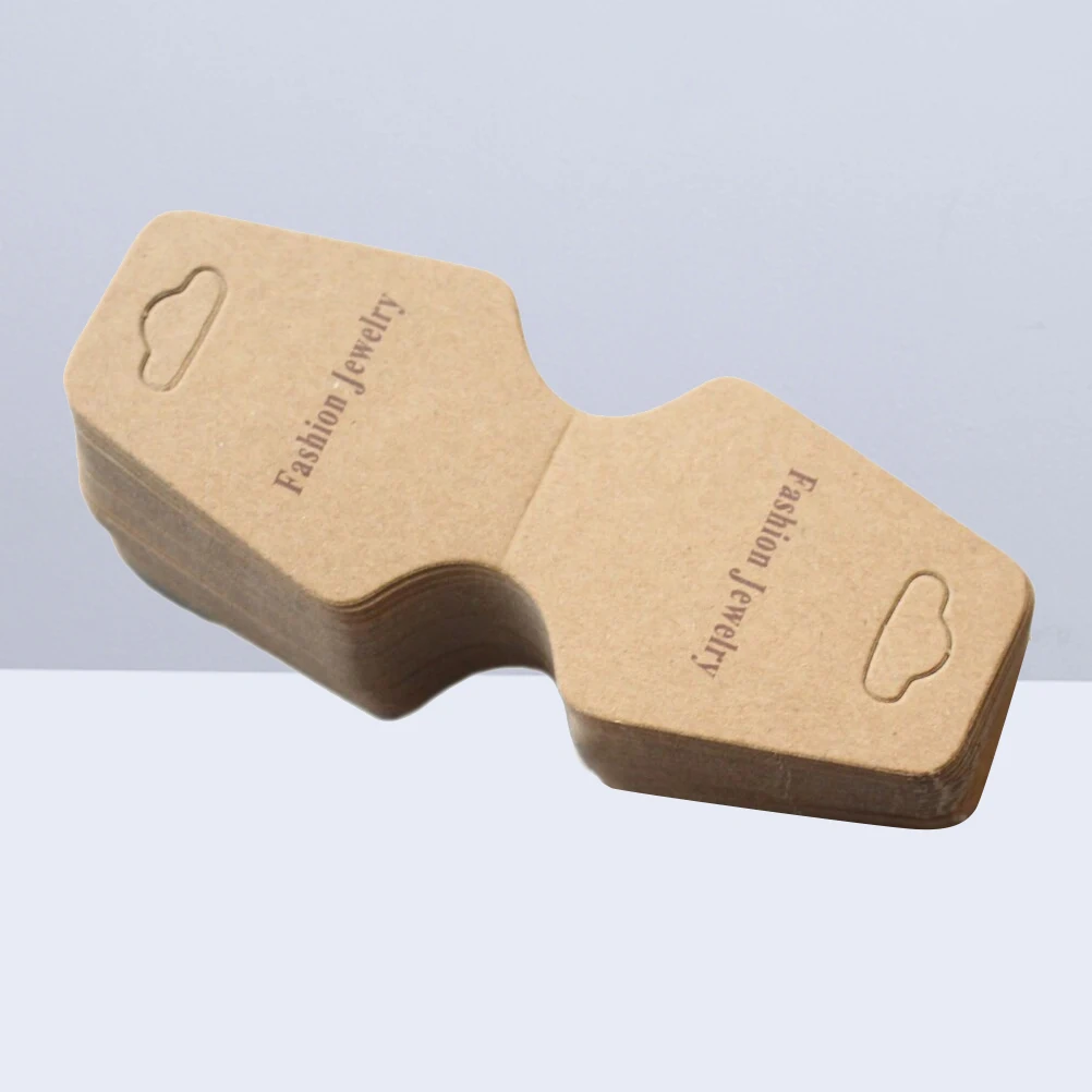 100 Pcs Kraft Paper Packaging Short Message Tags Name Price Labels Party Gift Natural