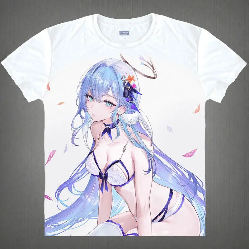 

Honkai: Star Rail robin Anime T-shirt Short Sleeve Unisex White Tops Cosplay New