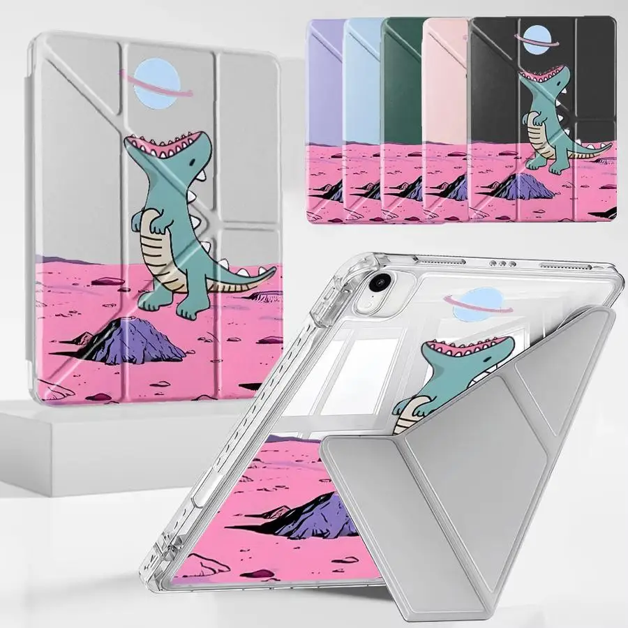 Tablet Case For iPad Air 4 5 M3 M2 M4 11inch Pro 2025 Mini 6 7 Pro 11th 10th 9th 8th 7th 12.9inch Holder Cover Y-Fold Space