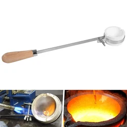 TML Melting Ceramic Torch Crucible Dish Cup Tong Set for Melting Pouring Casting Refining Gold Silver Copper